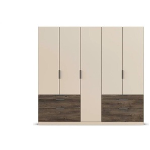 Drehtürenschrank - creme - Materialmix - 226 cm - 210 cm | Möbel Kraft
