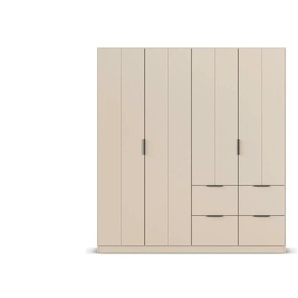 Drehtürenschrank Ella | creme | 181 cm | 197 cm |
