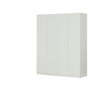 Drehtürenschrank  Eversley ¦ weiß ¦ Maße (cm): B: 162,2 H: 200 T: 58.0