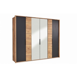 Drehtürenschrank Festina, Eiche Atlantik oak hell Nachbildung, 261 cm