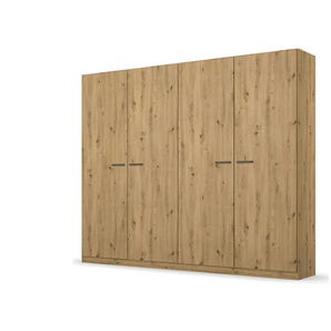 Drehtürenschrank Florenz | braun | 226 cm | 210 cm |