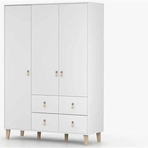 Drehtürenschrank mit Einlegeböden Frimley ¦ weiß ¦ Maße (cm): B: 150 H: 201,5