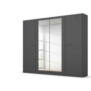 Drehtürenschrank  Fulmer ¦ grau ¦ Maße (cm): B: 226 H: 210