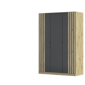 Drehtürenschrank Genua | grau | 136 cm | 197 cm | cm 54,0 |