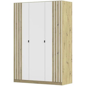Drehtürenschrank Genua | weiß | 136 cm | 197 cm | cm 54,0 |