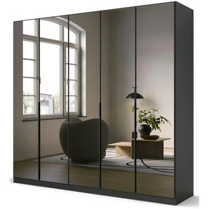 Drehtürenschrank  Selah ¦ grau ¦ Maße (cm): B: 226 H: 210
