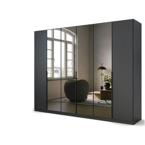 Drehtürenschrank  Skyla ¦ grau ¦ Maße (cm): B: 271 H: 210