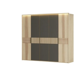 Drehtürenschrank  Kiruna ¦ braun ¦ Maße (cm): B: 252,3 H: 224,8 T: 57.0