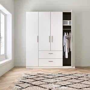 Drehtürenschrank II 181 x 197cm Weiß/Alpinweiß