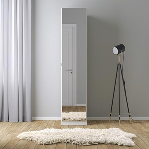 Drehtürenschrank Landhaus II 47 x 197cm Weiß