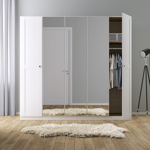 Drehtürenschrank Landhaus II 226 x 210cm Weiß