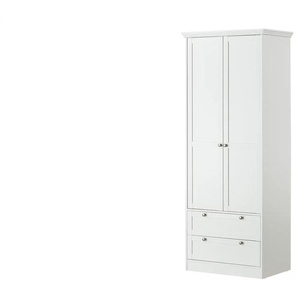 Drehtürenschrank  Laurito ¦ weiß ¦ Maße (cm): B: 80 H: 200 T: 51.0