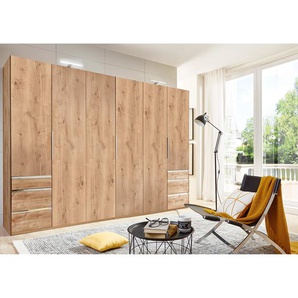 Drehtürenschrank Level 36A 300 x 236cm Beige/Plankeneiche Dekor ohne Spiegeltür/-en