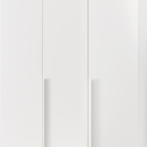 Drehtürenschrank LODDENKEMPER L 1000 Schränke Gr. B/H/T: 152 cm x 223 cm x 59,5 cm, mit 2 Schubladen mit Vollauszug, 3 St., Komplettausführung, weiß (bianco matt) Drehtürenschränke