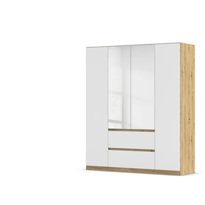 Drehtürenschrank Mainz | braun | 181 cm | 210 cm |
