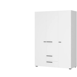 Drehtürenschrank  Marlow ¦ weiß ¦ Maße (cm): B: 135 H: 194,9 T: 59.6
