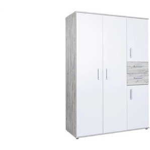 Drehtürenschrank Bennet | mehrfarbig | 130 cm | 188 cm |