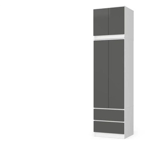 Drehtürenschrank mit viel Stauraum Sara ¦ mehrfarbig ¦ Maße (cm): B: 60 H: 234