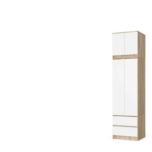 Drehtürenschrank mit viel Stauraum Sara ¦ mehrfarbig ¦ Maße (cm): B: 60 H: 234