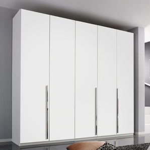 Drehtürenkleiderschrank Montclar, alpinweiß matt, 250 x 223 cm, inkl. umfangreicher Zusatzausstattung