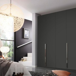 Drehtürenschrank Montclar, graphit, 301 x 223 cm, mit umfangreicher Zusatzausstattung