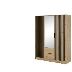 Drehtürenschrank  Nelly ¦ braun ¦ Maße (cm): B: 155 H: 200