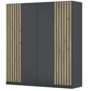 Drehtürenschrank  Piove ¦ grau ¦ Maße (cm): B: 181 H: 197 T: 54.0