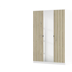 Drehtürenschrank  Piove ¦ weiß ¦ Maße (cm): B: 136 H: 197 T: 54.0