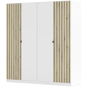 Drehtürenschrank  Piove ¦ weiß ¦ Maße (cm): B: 181 H: 197 T: 54.0