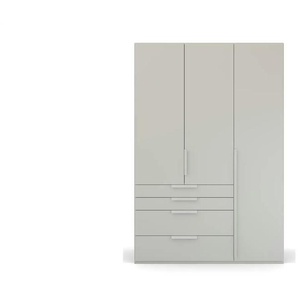 Drehtürenschrank  Port Talbot ¦ grau ¦ Maße (cm): B: 151 H: 223