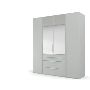 Drehtürenschrank  Port Talbot ¦ grau ¦ Maße (cm): B: 201 H: 223
