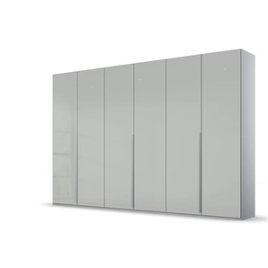 Drehtürenschrank  Port Talbot ¦ grau ¦ Maße (cm): B: 301 H: 223