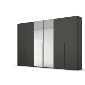 Drehtürenschrank  Port Talbot ¦ schwarz ¦ Maße (cm): B: 301 H: 223