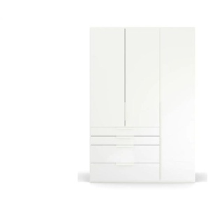 Drehtürenschrank  Port Talbot ¦ weiß ¦ Maße (cm): B: 151 H: 223