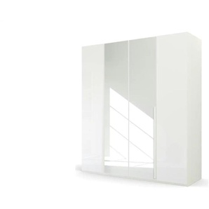 Drehtürenschrank  Port Talbot ¦ weiß ¦ Maße (cm): B: 201 H: 223