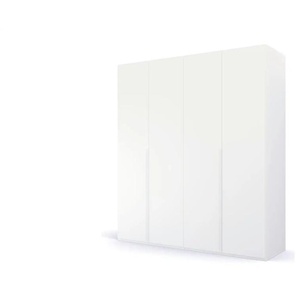 Drehtürenschrank  Port Talbot ¦ weiß ¦ Maße (cm): B: 201 H: 223