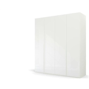 Drehtürenschrank  Port Talbot ¦ weiß ¦ Maße (cm): B: 201 H: 223
