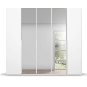 Drehtürenschrank  Port Talbot ¦ weiß ¦ Maße (cm): B: 251 H: 223