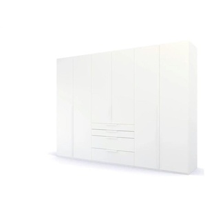 Drehtürenschrank  Port Talbot ¦ weiß ¦ Maße (cm): B: 301 H: 223