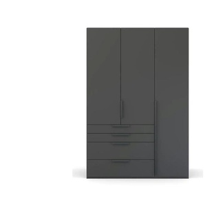 Drehtürenschrank Purisma | schwarz | 151 cm | 223 cm |