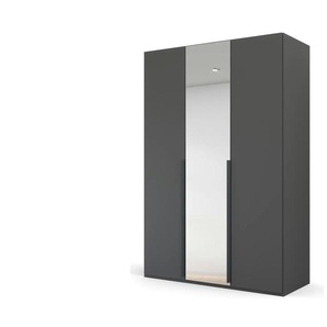 Drehtürenschrank Purisma | schwarz | 151 cm | 223 cm |