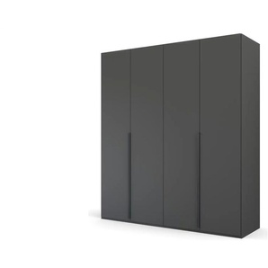 Drehtürenschrank Purisma | schwarz | 201 cm | 223 cm |