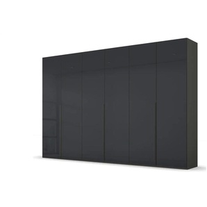 Drehtürenschrank Purisma | schwarz | 301 cm | 223 cm |