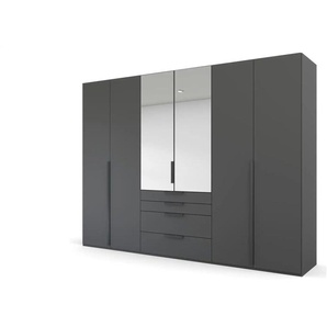 Drehtürenschrank Purisma | schwarz | 301 cm | 223 cm |