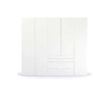 Drehtürenschrank Purisma | weiß | 251 cm | 223 cm |