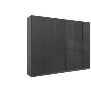 Drehtürenschrank Quadra Spin | schwarz | 271 cm | 210 cm | cm 54,0 |