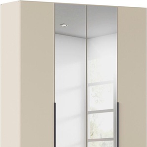 Drehtürenschrank RAUCH Kleiderschrank Schrank Garderobe AGORDO mit Dekor- oder Hochglanzfront, beige (champagner), B:181cm H:210cm T:54cm, Holzwerkstoff, Schränke, durchdachte Innenausstattung, in 6 Breiten und 2 Höhen MADE IN GERMANY, Topseller
