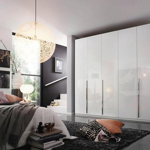 Drehtürenschrank RAUCH Montclar Schränke Gr. B/H/T: 251 cm x 223 cm x 60 cm, 5 St., weiß (weiß, hochglanz weiß) Drehtürenschränke inkl. Schubkasteneinsatz, Innenspiegel und Wäscheeinteilung