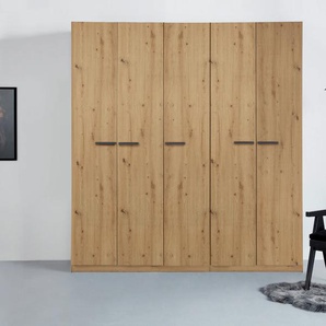 Drehtürenschrank RAUCH Oteli Schränke Gr. B/H/T: 226 cm x 229 cm x 54 cm, Ohne Spiegel, braun (eiche artisan) Drehtürenschränke inkl. Einteilung mit 3 Schubladen, zusätzl. Böden, auch Spiegel Bestseller