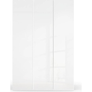 Drehtürenschrank RAUCH Skat Meridian Schränke Gr. B/H/T: 151 cm x 235 cm x 63 cm, 3 St., weiß (alpinweiß, glas kristallweiß) Drehtürenschränke